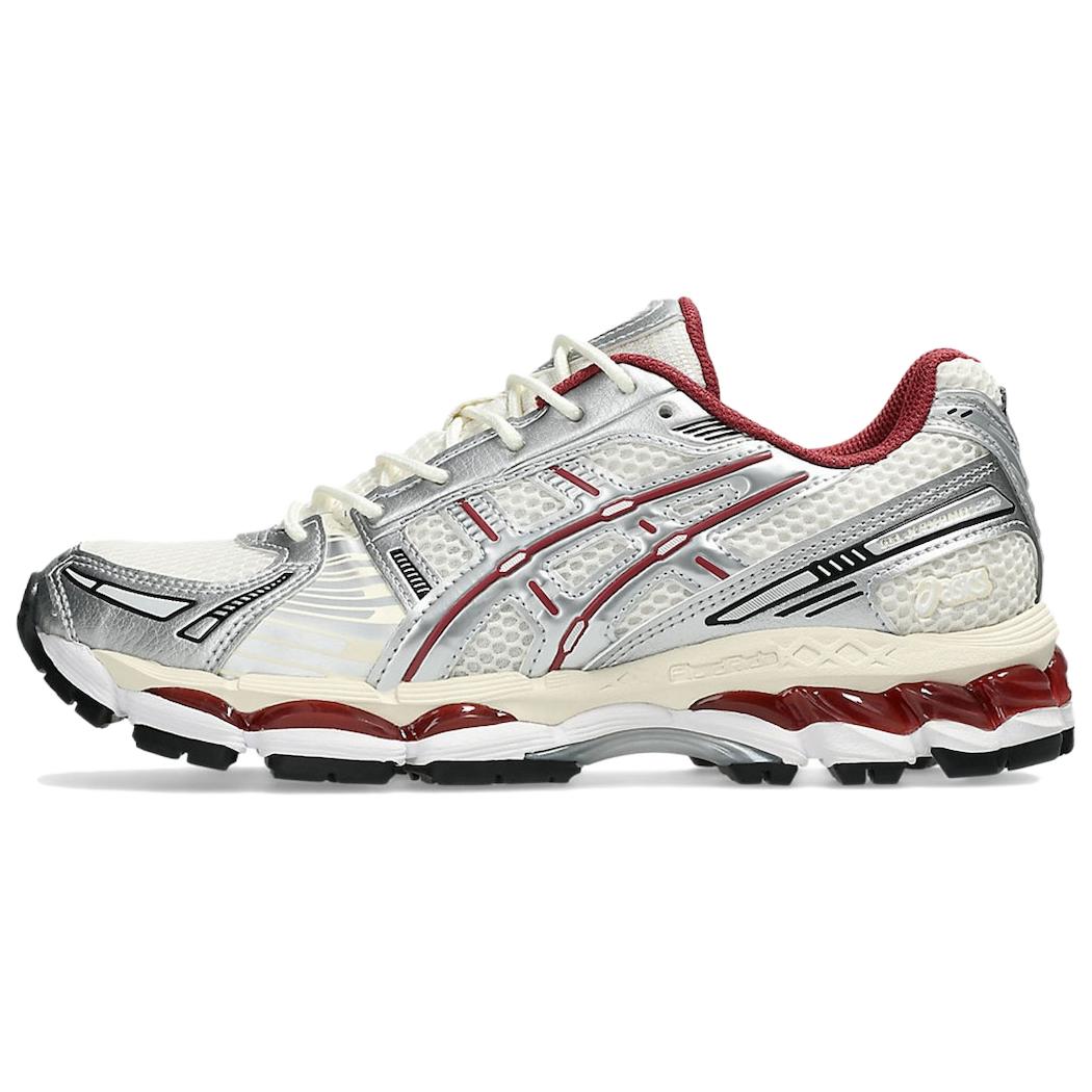 

New Asics GEL Kayano 12.1 Abrasion Resistant Low top Running Shoes Unisex Beige Silver 1203A759-102 46.5
