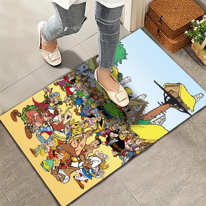 Asterix Carpet Rug for Living Room Bedroom Home Sofa Decoration,Kids play Nonslip Floor Mat