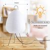 Table Paper Lamp, Paper Floor Lamp Style Design, Paper Lantern Lamp for Bedroom/Living Room/Office Soft Light, Noguchi Lamp for Establishing A Warm