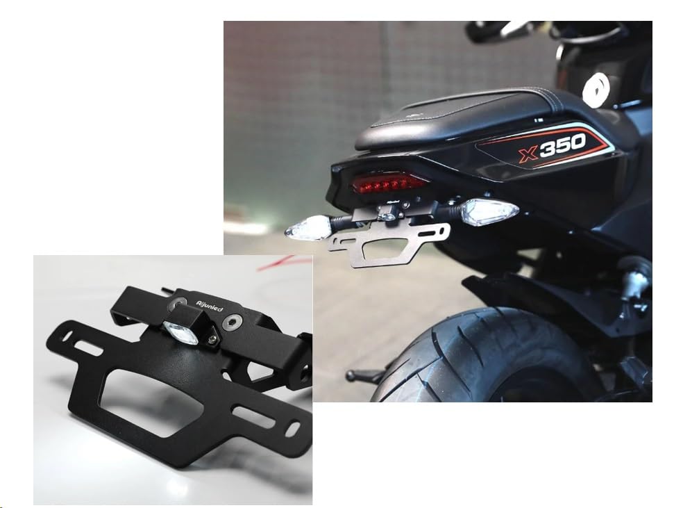 Harley-Davidson X350 2023 2024 Fenderless Kit with LED License Plate Light for Harley-Davidson Custom Parts Outside