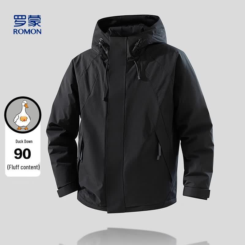 Luomeng Men s Winter Hooded Down Jacket 2XL