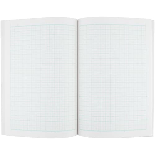 Nakabayashi Swing Logical Antibacterial Cover Notebook, Semi-B5/Grid 5mm Ruled/30 Sheets, Casual Color, 5-Book Pack HB5-H511-5P