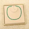 Última Marca Quente Vintage Colares Femininos Joias de Luxo Para Mulheres Design Pingente Senhora Festa Pérolas Verdes Colar 40+5CM