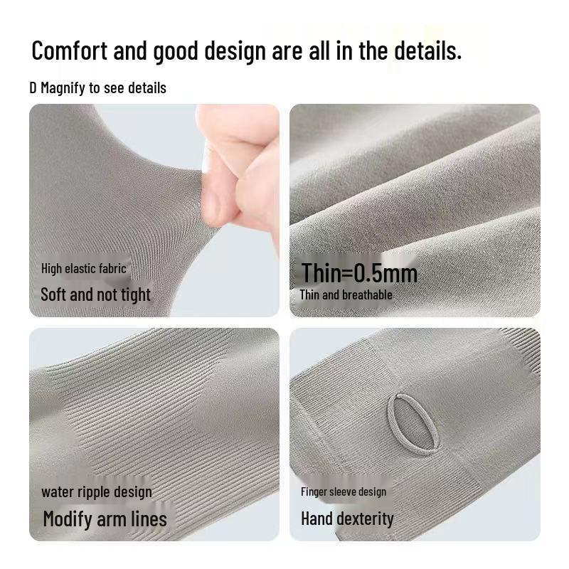 Ice Silk UV Protection Sleeves for Outdoor Sports - Men & Women