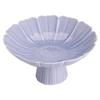 Shixun Lotus Petal High-Foot Ceramic Fruit Plate