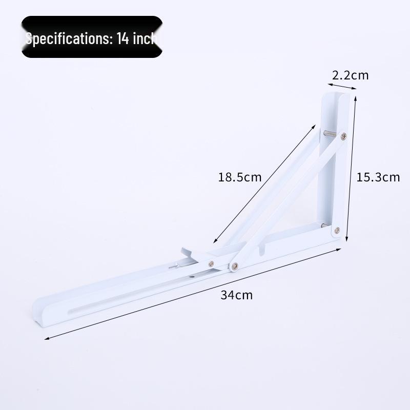 Stainless Steel Folding Triangular Wall Shelf Support Bracket