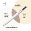 Uniball One Gel Pen 5 Pack Medium Black Pen Gel Ink Pen Office Supplies Uniball Ballpoint Color Gel Fine Smooth Writing Pen 0.7mm Pen, Pen, Pen, Pen,