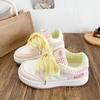 Couple shoes large size 414243 white shoes women's shoes bread shoes 2025 spring new leather versatile board shoes generation