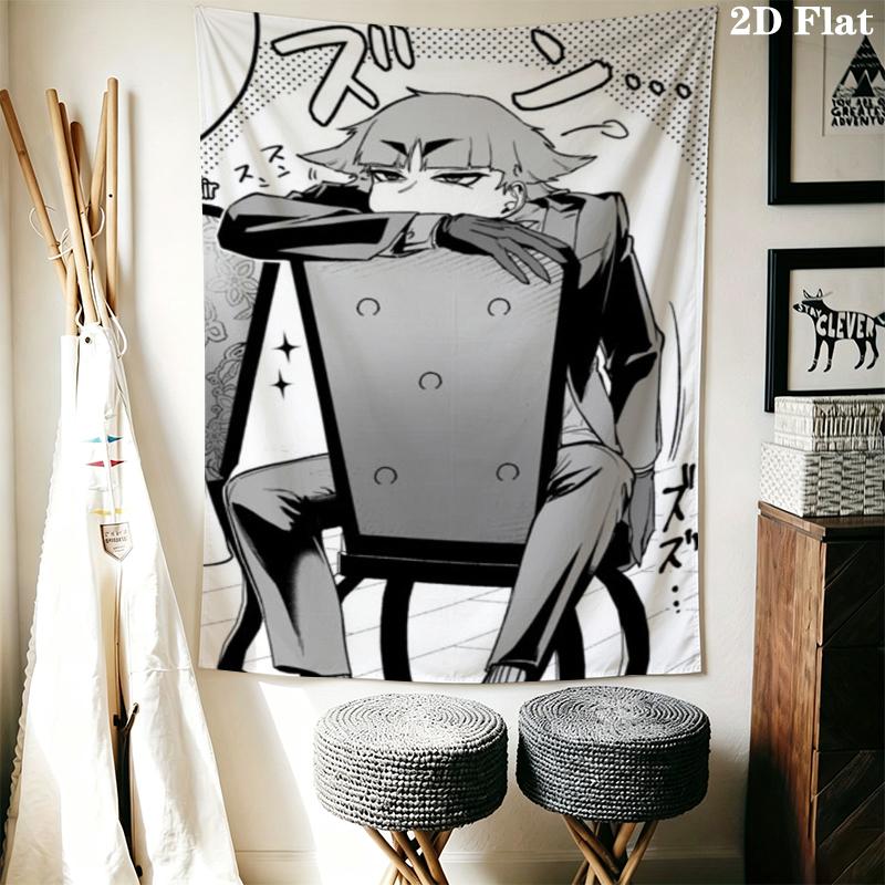 Iruma kun Wall Tapestry Aesthetic Wall Hanging Printed Fabric Blanket Decorative Tapestries for Bedroom Living Room Home Decor