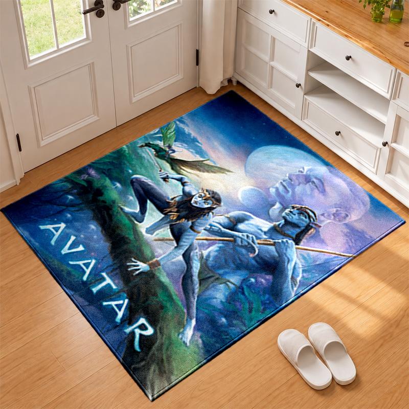 Avatar Carpet Door Mat for Living Room or Bedroom Protective Mat Under Chair Office Decoration Christmas Gift Birthday Present