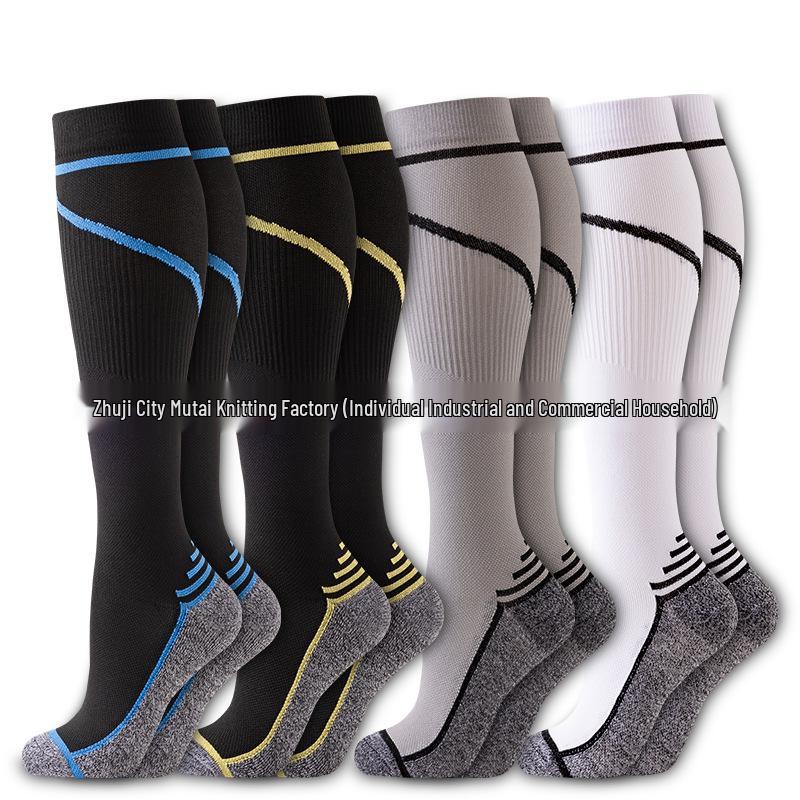 Cross-border Over-the-Knee Compression Yoga & Sport Socks Set