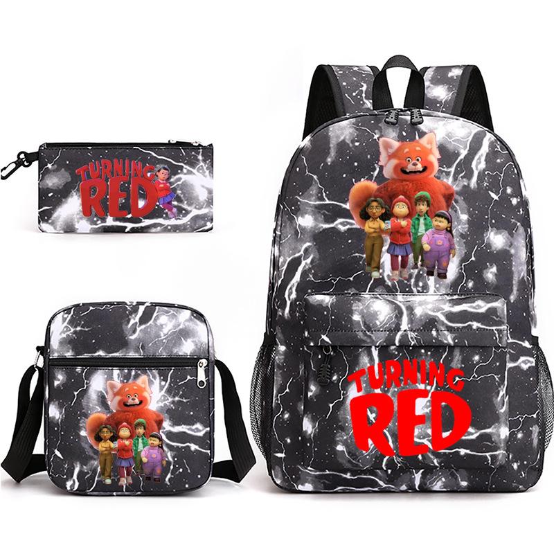 2022 Youth Metamorphosis 3 Sets/piece Laptop Backpack School Teen Girl Student Schoolbag