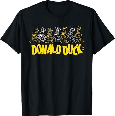 Donald Duck 90th Anniversary Looks Through The Years TShirt S