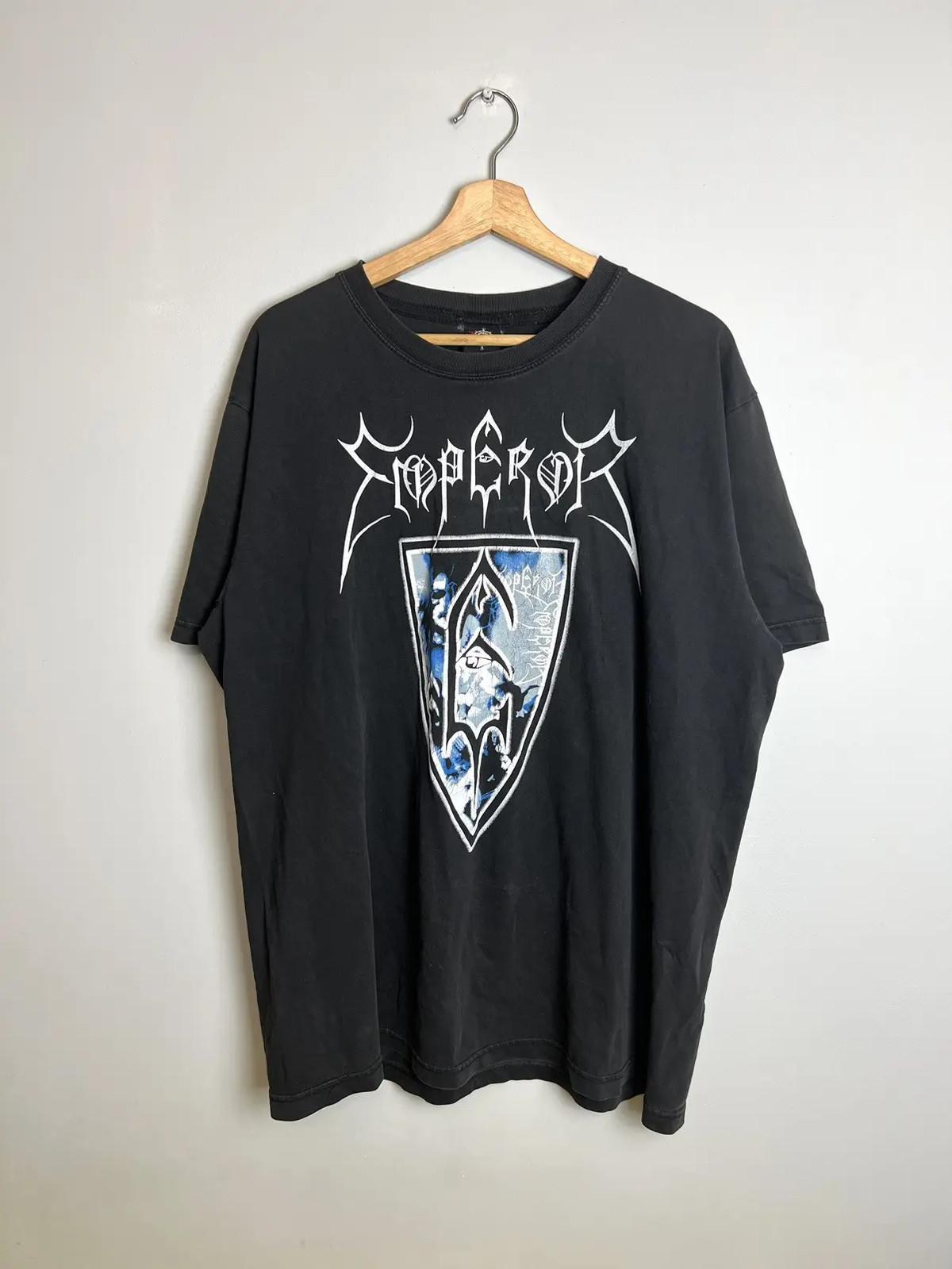 Rare 00s Emperor Emperial Ceremony Vintage Band Metal Tee Unisex T-Shirt XXXL