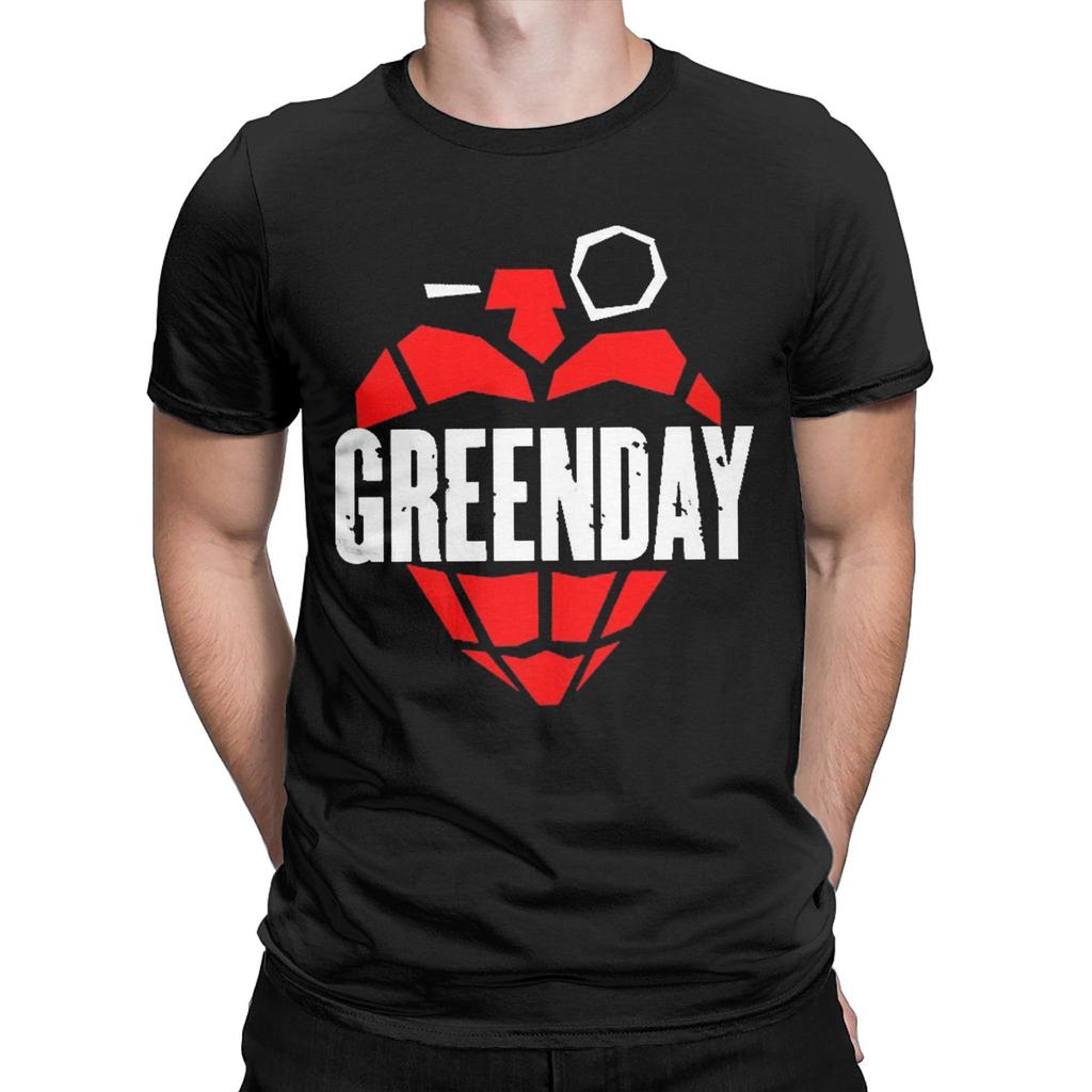 Mens Womens G-Green Day Punk T Shirt Cotton Graphic Printed T-Shirt Band Clothing Outfits