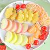 Simulation Fruit Slices Fake Artificial Apple Lemon Mango Watermelon Model Photography Props For Party Kitchen Home Decor Supply