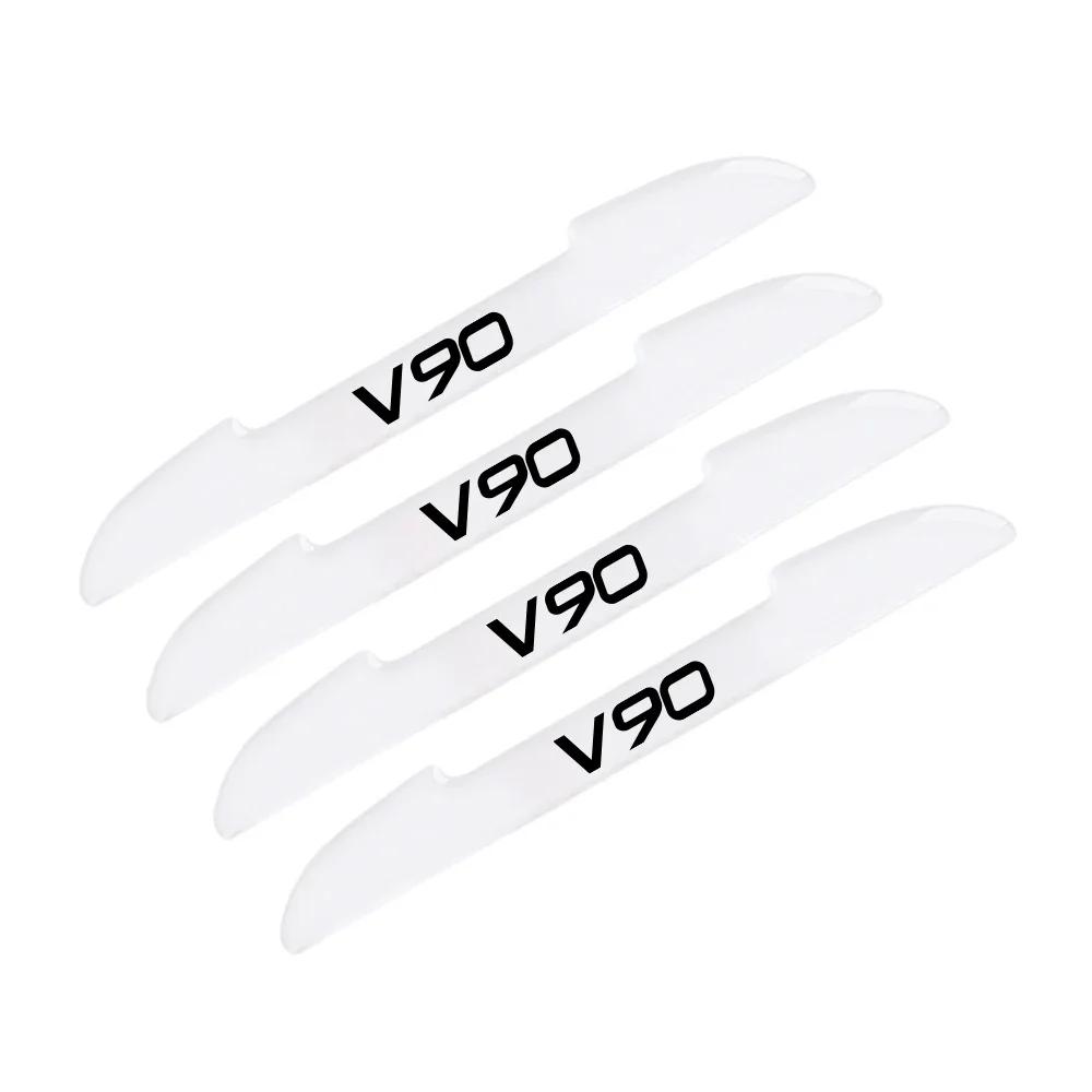 4PCS Car Anti-Collision Strips Auto Accessories For Volvo XC90 XC60 C30 T6 S60 C70 XC40 V40 XC70 V70 V60 V50 S80 S40 AWD V90 S90