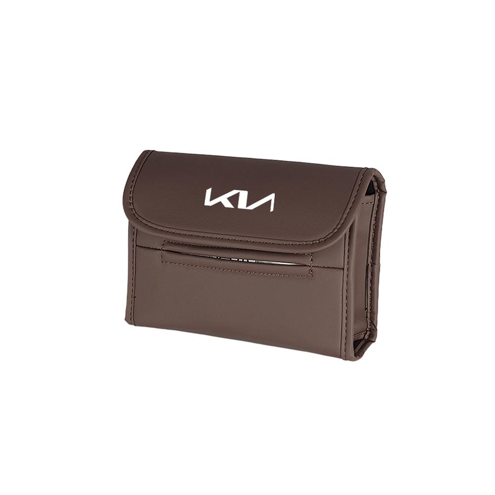 Car Tissue Box Car Seat Back Tissue Hanging Storage Bag For KIA Sportage Ceed Sorento Cerato Optima Picanto Rio Soul K5 K3 K2 K4 BV3