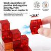 DIY Magnetic Building Blocks Transparent Square Toy Colorful Cubes Toy Assembly Toy Construction Toy for ChildrenGift