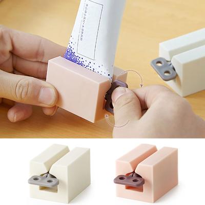 Plastic Toothpaste Tube Squeezer Easy Dispenser Rolling Holder Bathroom Supplies