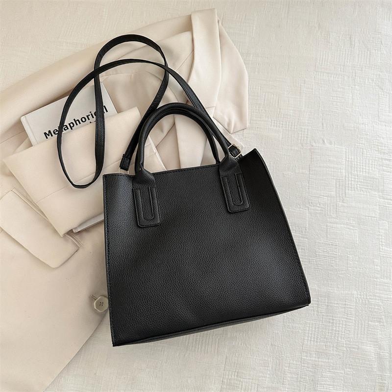 Stylish Pu Tote Bag For Women Large Capacity Shoulder Crossbody Bag Summer Fashion