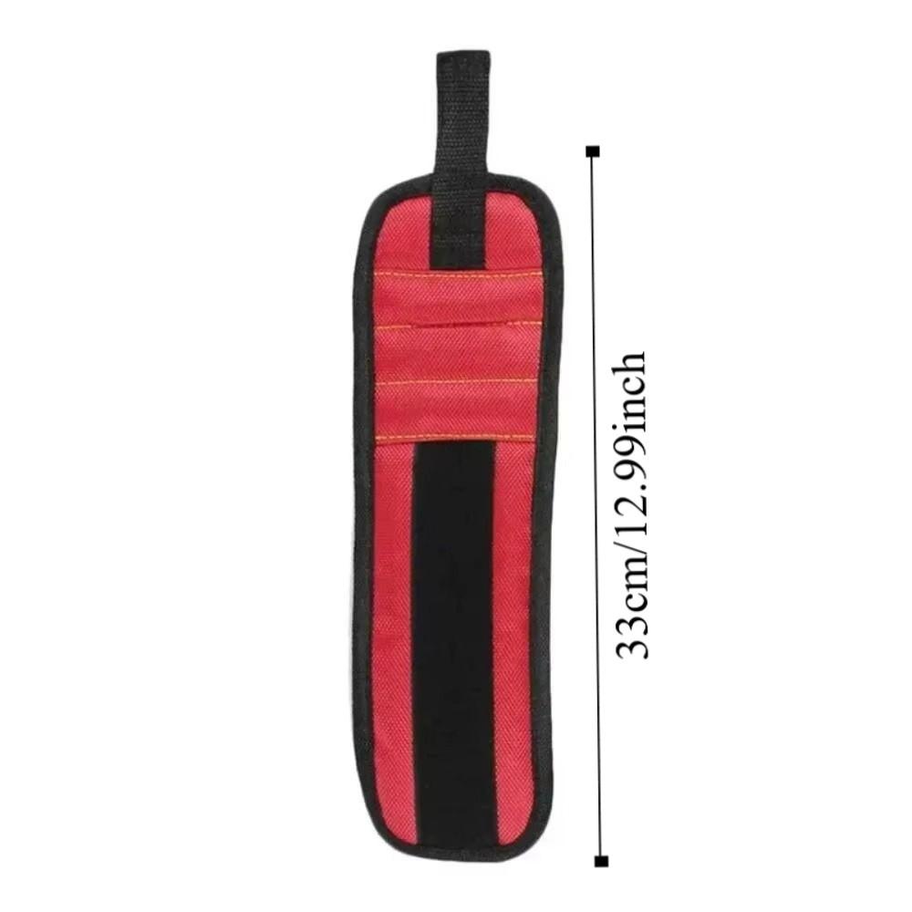 Magnets Magnetic Wristband 3/5 Rows Magnetic Wrist Belt Holding Screws Magnetic Pickups  Tool Bag