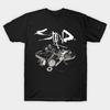 Asian Size Men Black Print T-shirt Staind-Band No-Cut Heat Transfer Print Cotton Tshirt