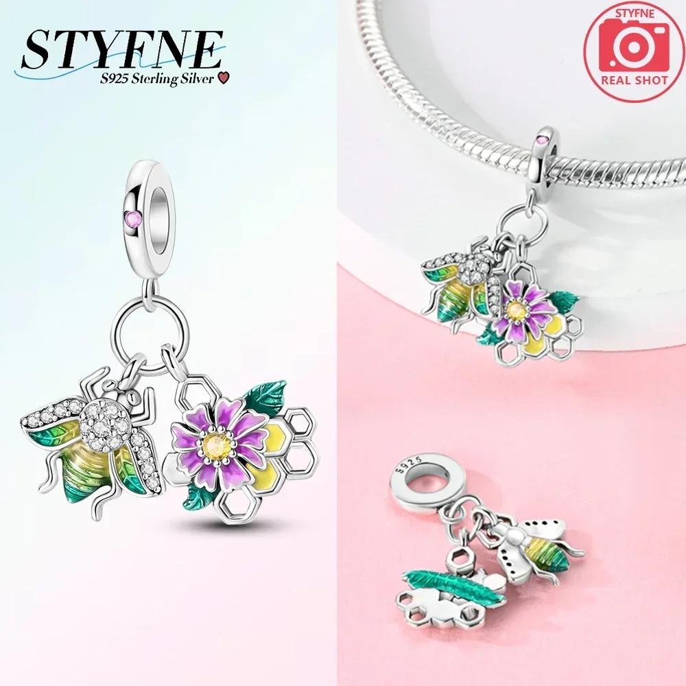 Cute Copper Gold Color Fireflies Luminous Charms Beads Fit Original Bracelets Diy Jewelry Gift Making