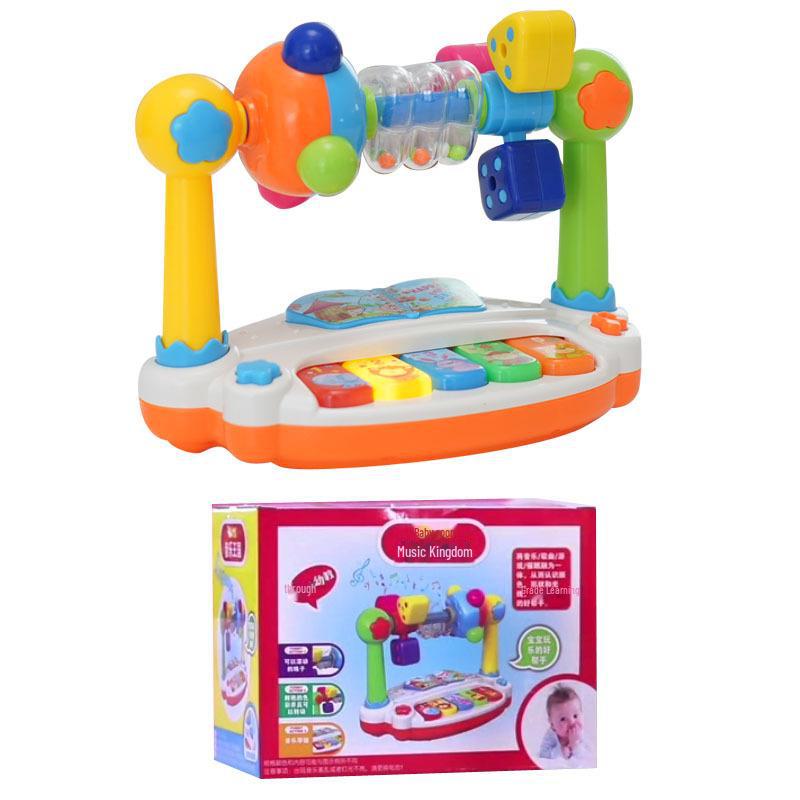 

Многофункциональная детская игрушка-пианино с подсветкой: Музыкальный и сюжетный игровой набор для раннего развития