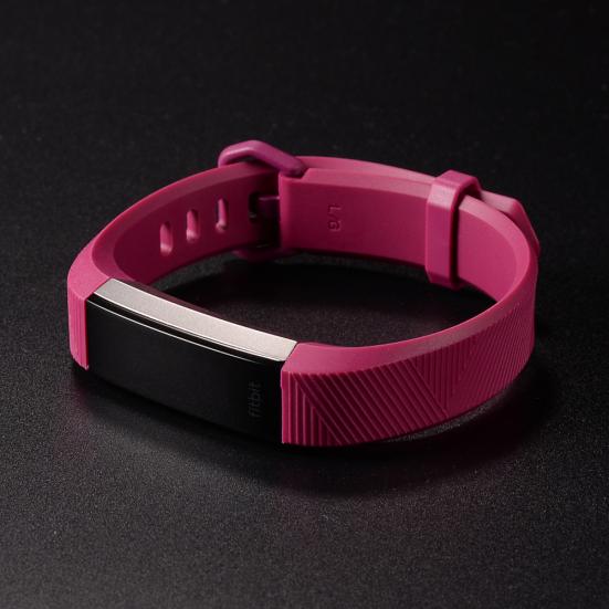 Cinturino di ricambio in silicone morbido di colore solido per Fitbit Alta HR