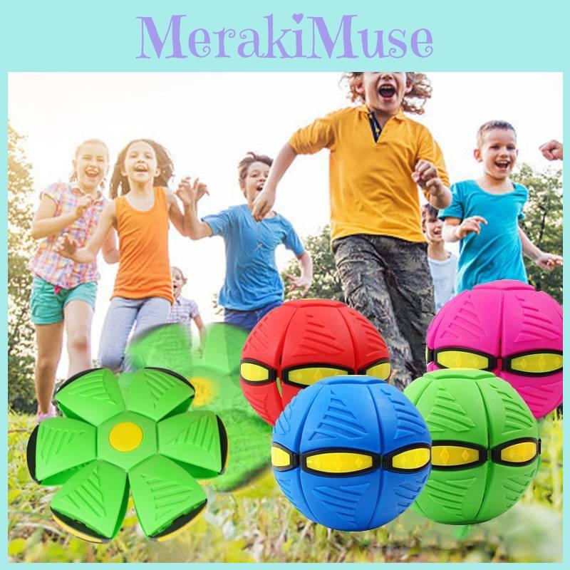 Brightly Coloured Frisbee Ball Elastic Force Decompression Outdoor Fun