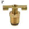 1/4" Brass Drain Valve and Tap Cock with T Handle for Air Compressor