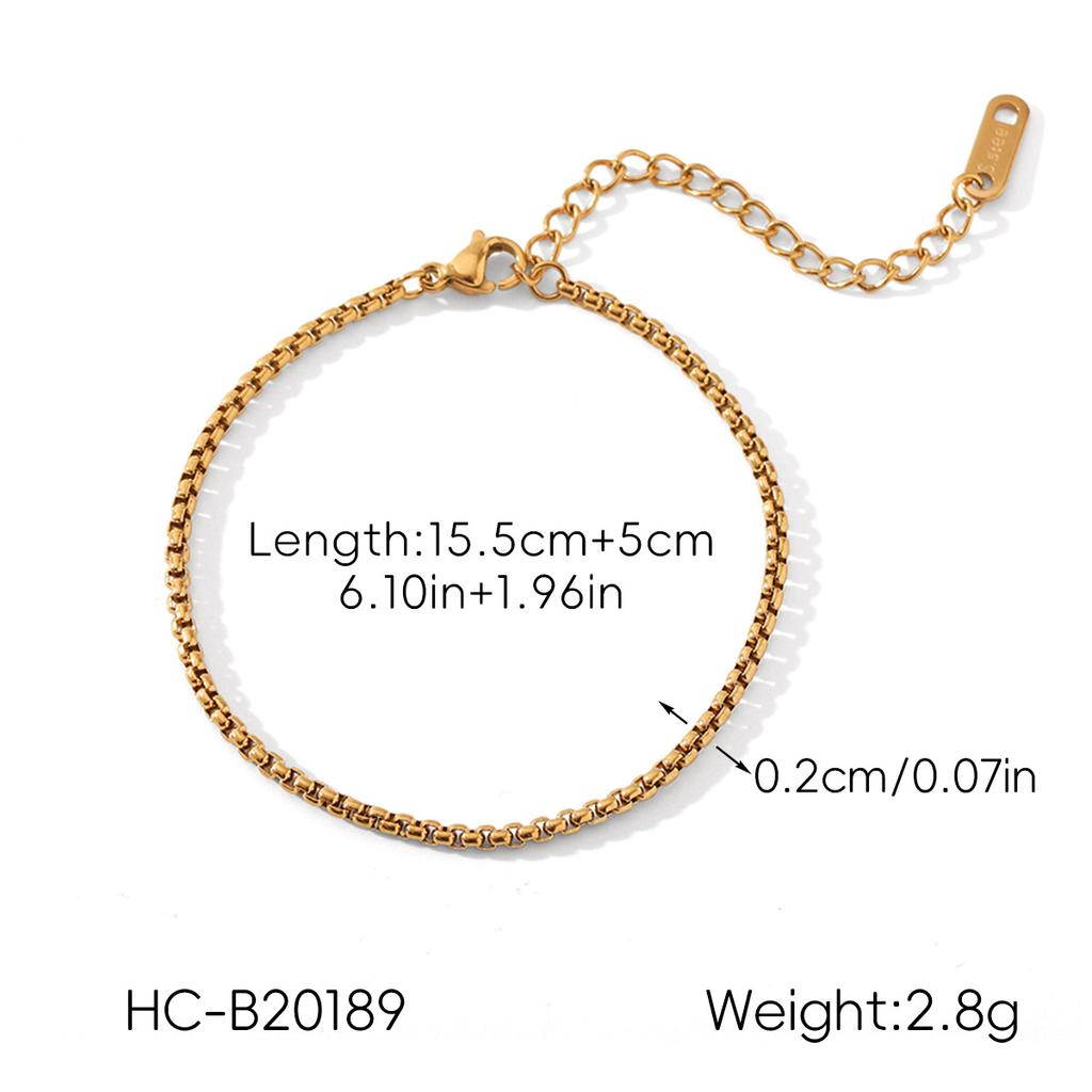Titanium Steel Zircon Bracelet Minimalist Luxury Jewelry Versatile Elegant Women's Bracelet