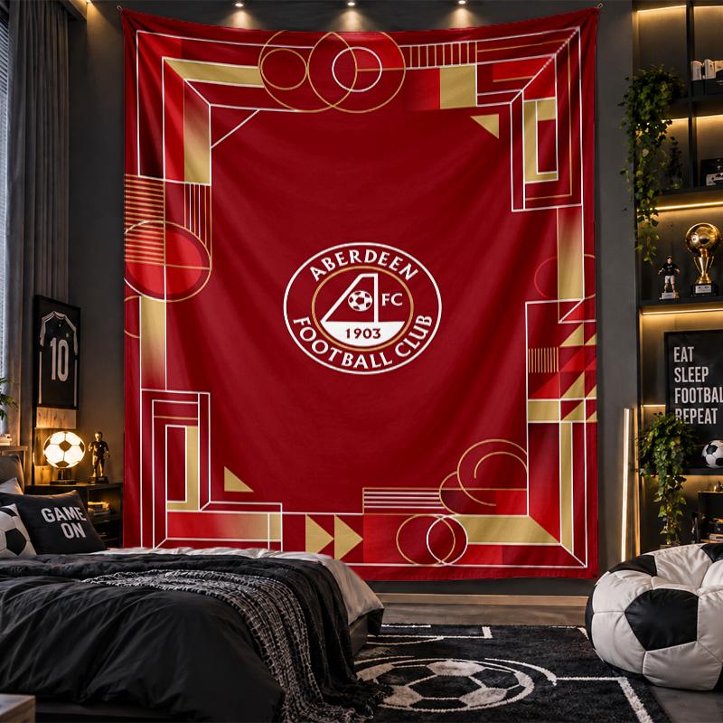 Wandbehang Tapisserie Aberdeen FC Drucktuch für Wohnzimmer Schlafzimmer Heimdekoration