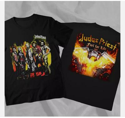 Judas Priest 1986 Tour Fuel For Life Oboustranné tričko