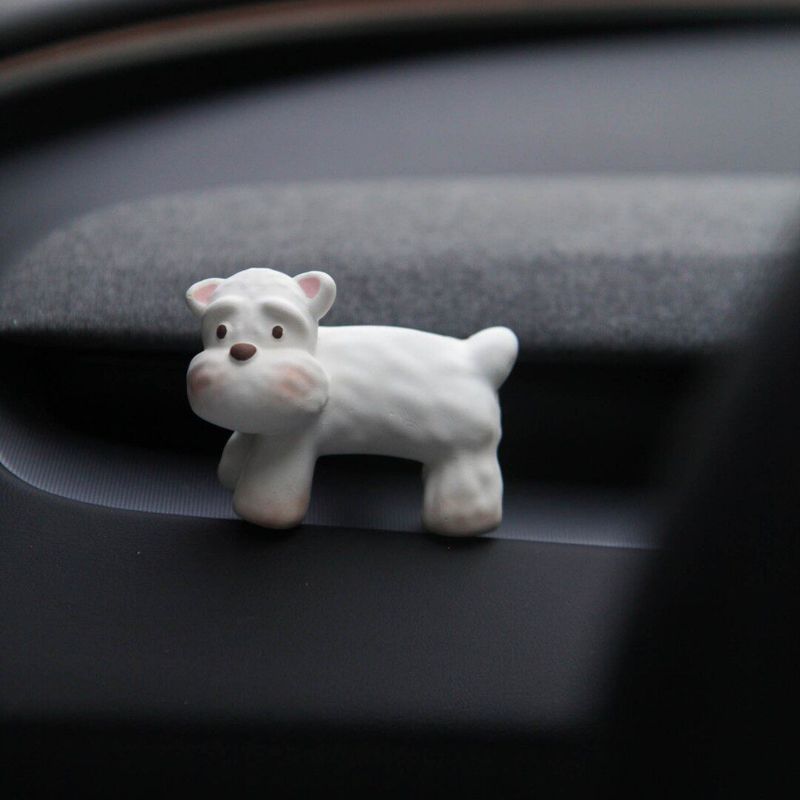 Car Air Freshener Vent Decoration Ornament Cute Puppy Sherari High-End Perfume Diffuser Stone Gift