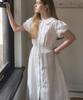 Heint Embroidery Semi-Loose Fit Summer Long One Piece_Ivory