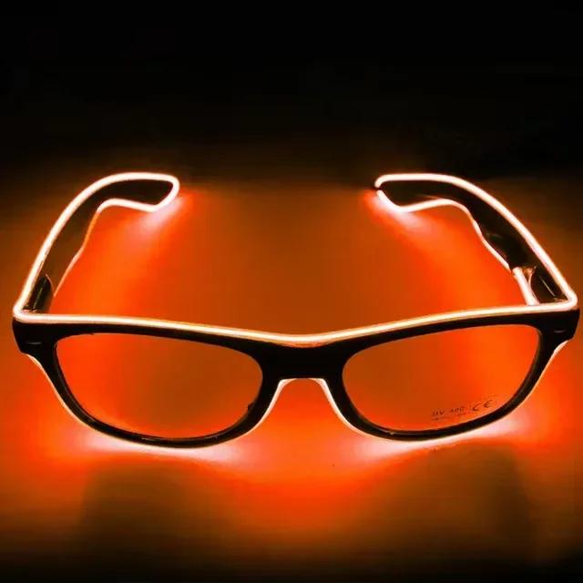 Led Glasses Neon Party Glasses Luminous Novelty Gift Glow Sunglasses LED Sunglasses Bar Party Dance DJ Bright Flashing Glasses