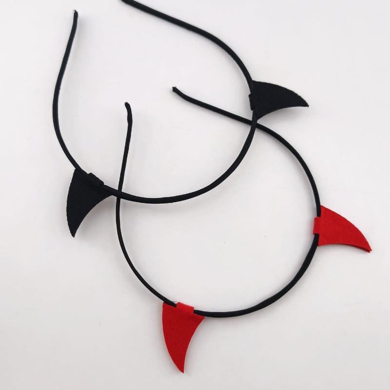 2pcs/Pack 3D Devil Funny Headband Hair Hoop,Devil Accessories,Hairband,Hair Hoop Headbands ,Halloween Costumes Holiday Essential