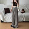 Washed Tencel Jeans Women's Spring Thin High Waist Straight Wide Leg Pants New Loose Casual Sickle Pants