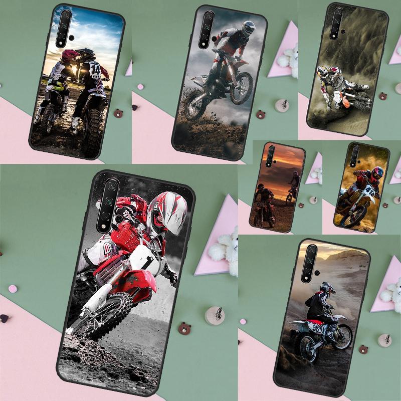 Moto Cross Motorcycle Sports For Huawei Nova 7i 3i 8i 11 12i 10 9 SE Y60 Y61 Y70 Y72 Y73 Y90 Y91 P20 P30 Pro P40 Lite Case