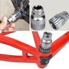 4Pc Mountain Bike MTB Bicycle Crank Chain Axis Extractor Removal Repair Tool Kit