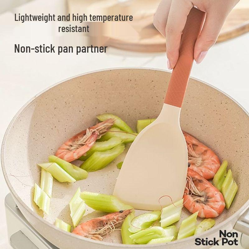High-Temp Resistant Silicone Spatula for Non-Stick Cookware & Baby Food