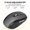 Wireless Mouse Silent Mouse 2.4G Portable Mobile Optical Office Mouse Adjustable DPI Levels for Notebook PC Laptop MacBook