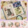 Retro-Style High-Quality Paper Background Materials Retro English Poster Paper for Handmade Journals DIY Collage Decorative Back