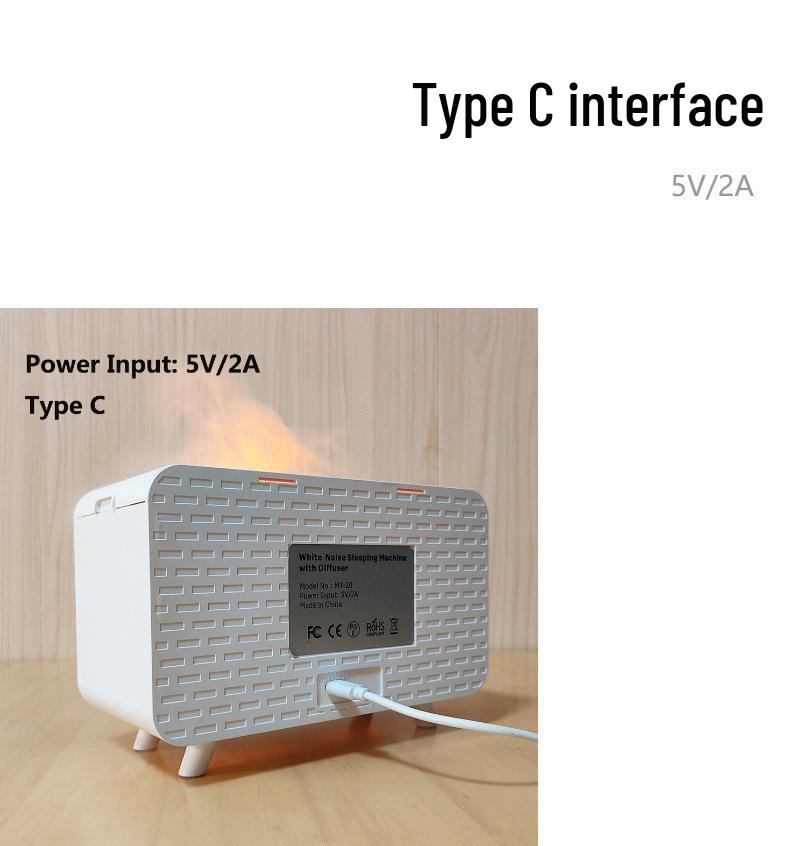 Bluetooth Aroma Diffuser & Night Light Humidifier with White Noise Speaker