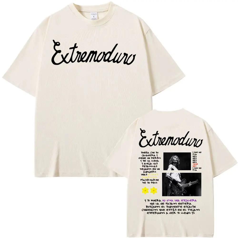 Rock Extremoduro Tour 2025 Merch Band Men's and Women's T-Shirt Fashion Short Sleeve Vintage Unisex Sweatshirt Men Women Hoodies