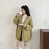 New Heavy Industry Sequins Single-breasted V-neck Lantern Sleeves Large Size Lazy Wind Sweater Cardigan Knitted Top Women