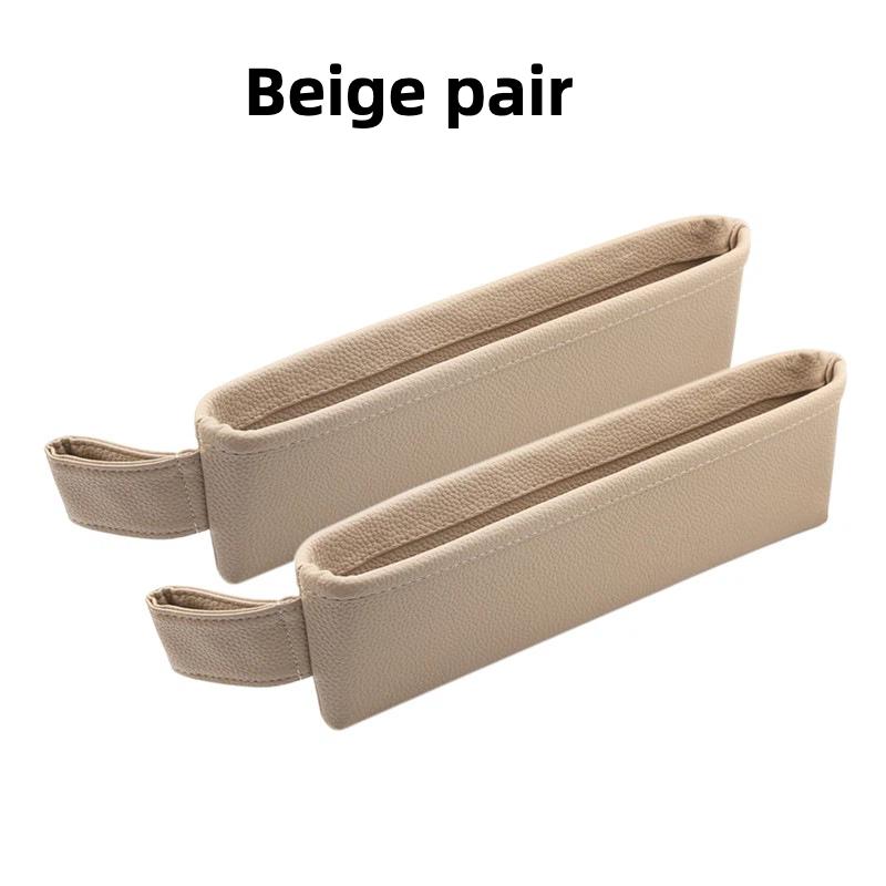 2pcs For TOYOTA Series Dedicated Car Seat Gap Storage Box and Leather Center Console Gap Filling Storage Box Car Decoration