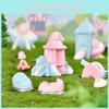 Adorable Resin Playground Micro Landscape Diy Cake Decoration Accessories Ferris Wheel Slide Carousel